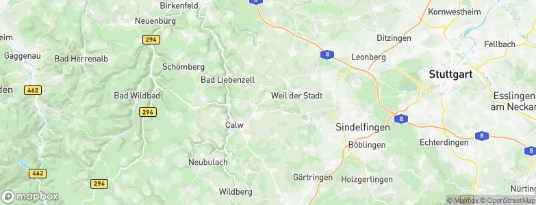 Büchelbronn, Germany Map