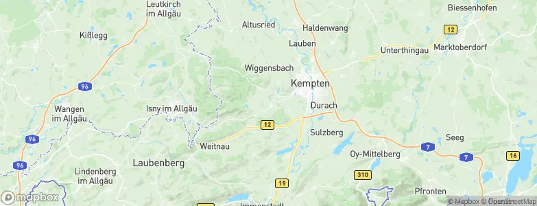 Buchenberg, Germany Map