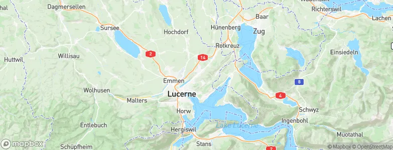 Buchrain, Switzerland Map