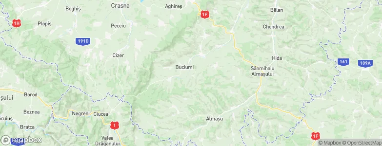Buciumi, Romania Map