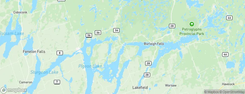 Buckhorn, Canada Map