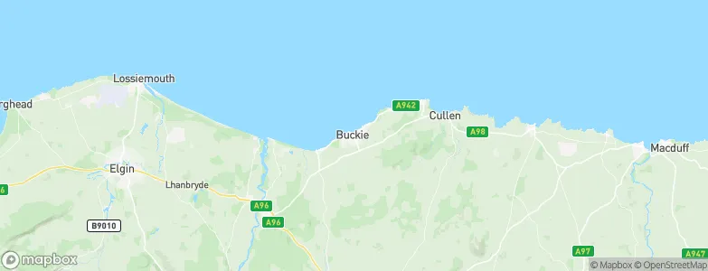 Buckie, United Kingdom Map