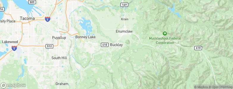 Buckley, United States Map