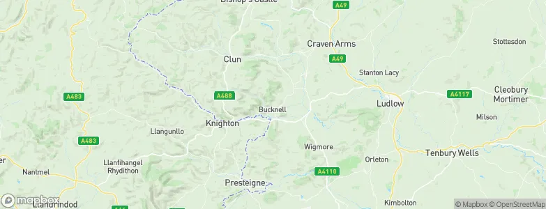 Bucknell, United Kingdom Map