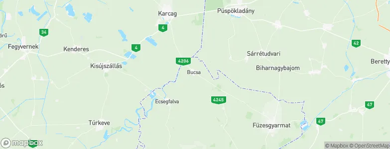 Bucsa, Hungary Map
