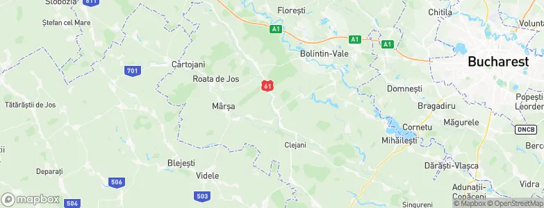 Bucşani, Romania Map