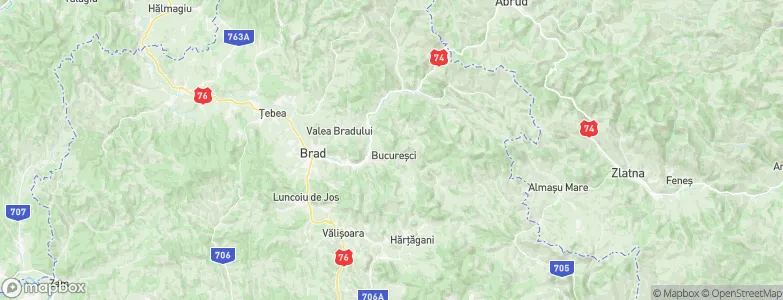 Bucureşci, Romania Map