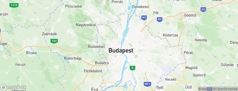 Budapest II. kerület, Hungary Map