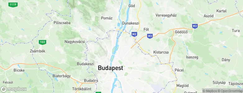 Budapest IV. kerület, Hungary Map