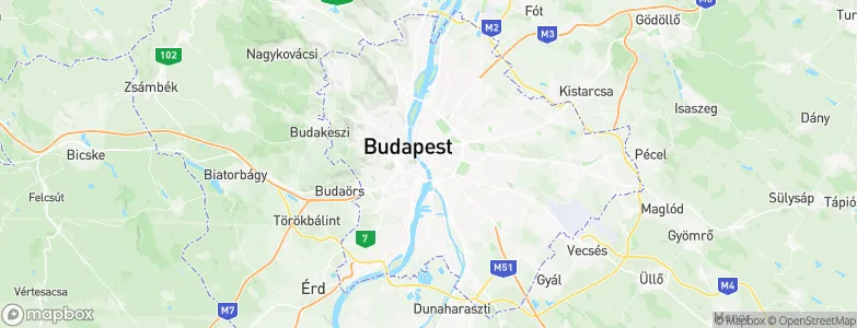 Budapest IX. keruelet, Hungary Map