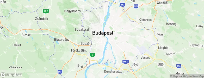 Budapest XI. kerület, Hungary Map