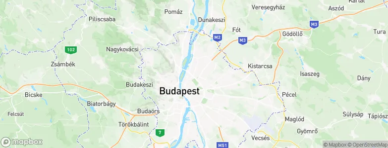 Budapest XIII. kerület, Hungary Map