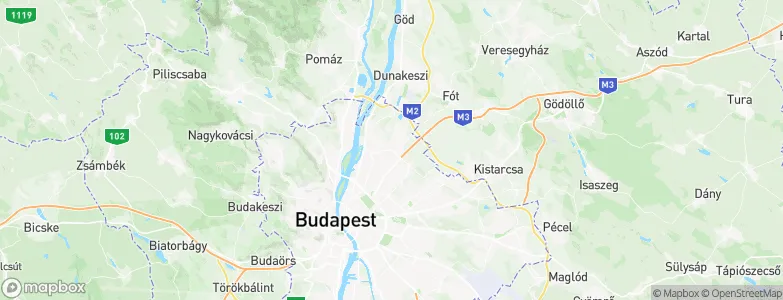Budapest XV. kerület, Hungary Map