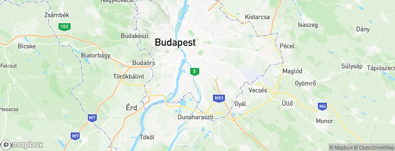 Budapest XX. kerület, Hungary Map