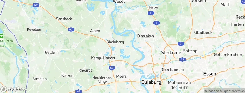 Budberg, Germany Map