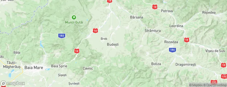 Budeşti, Romania Map