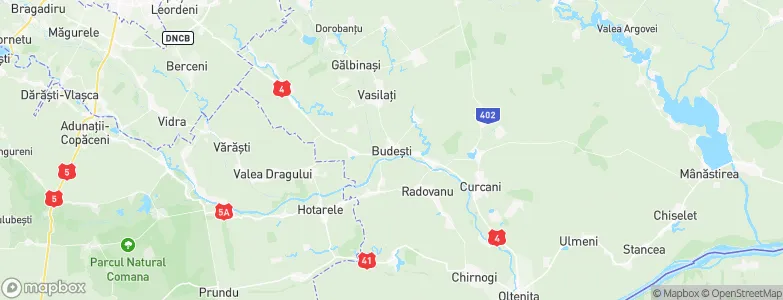 Budeşti, Romania Map