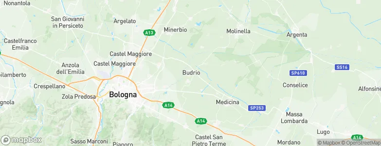 Budrio, Italy Map
