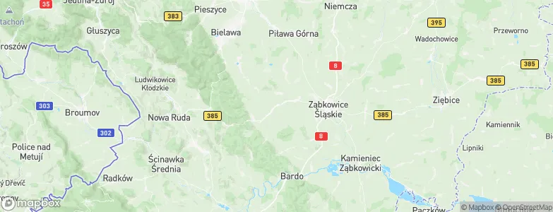 Budzów, Poland Map