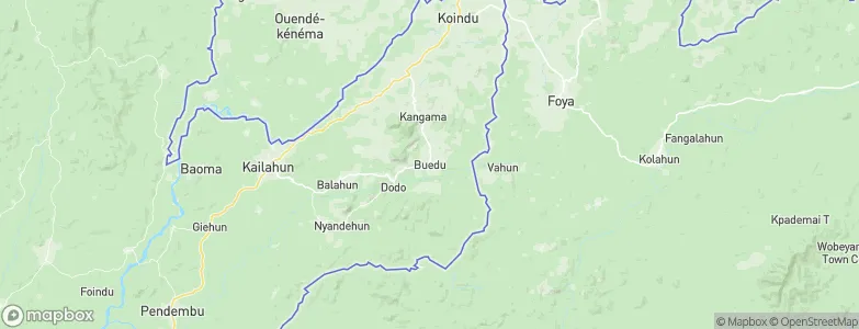 Buedu, Sierra Leone Map