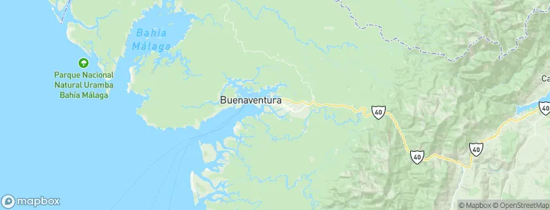 Buenaventura, Colombia Map
