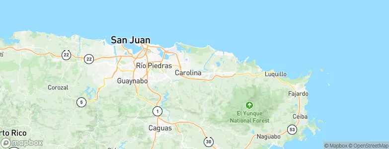 Buenaventura, Puerto Rico Map