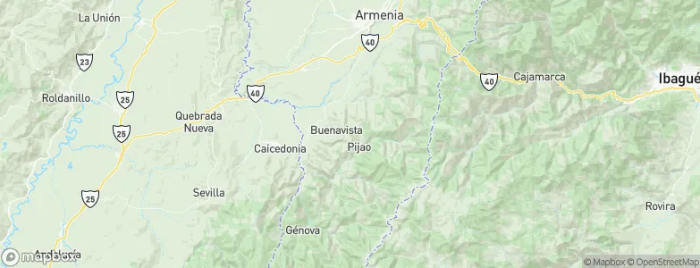 Buenavista, Colombia Map