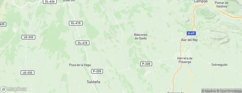 Buenavista de Valdavia, Spain Map