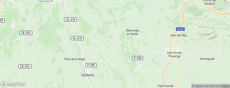 Buenavista de Valdavia, Spain Map