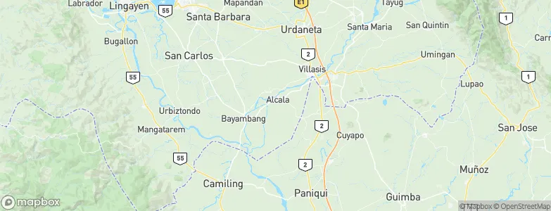 Buenlag, Philippines Map