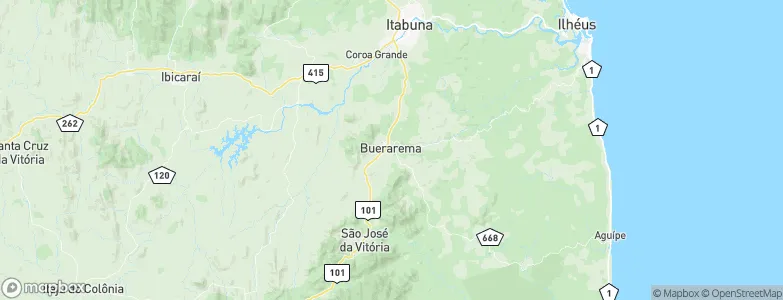 Buerarema, Brazil Map