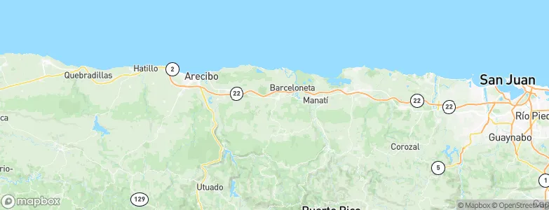 Bufalo, Puerto Rico Map
