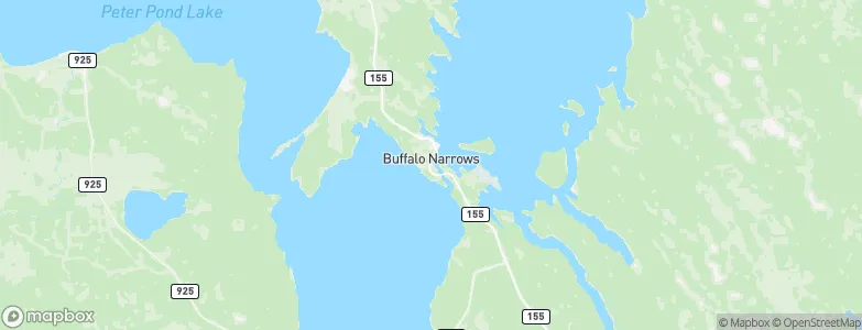 Buffalo Narrows, Canada Map