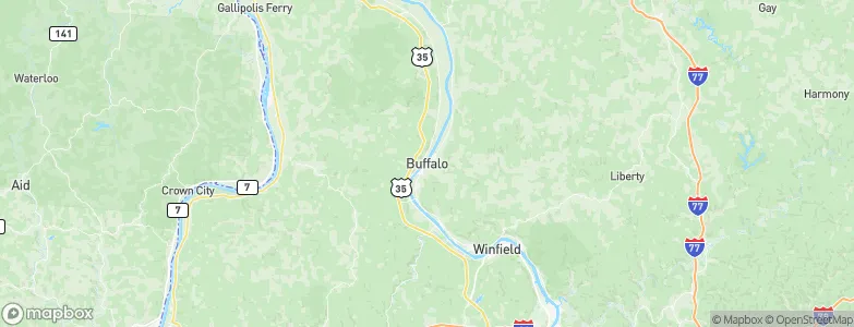 Buffalo, United States Map