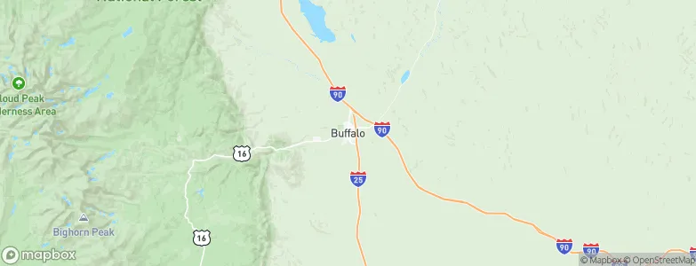 Buffalo, United States Map