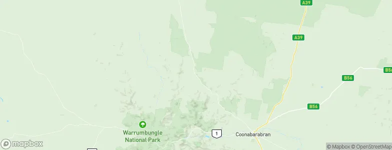 Bugaldie, Australia Map