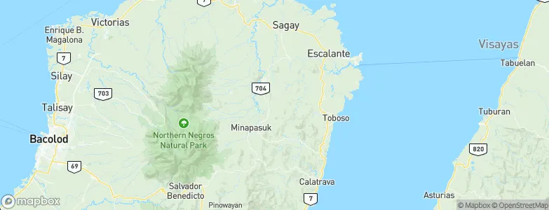 Bugang, Philippines Map