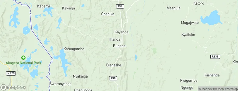 Bugene, Tanzania Map