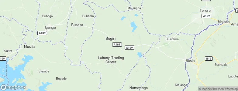 Bugiri District, Uganda Map