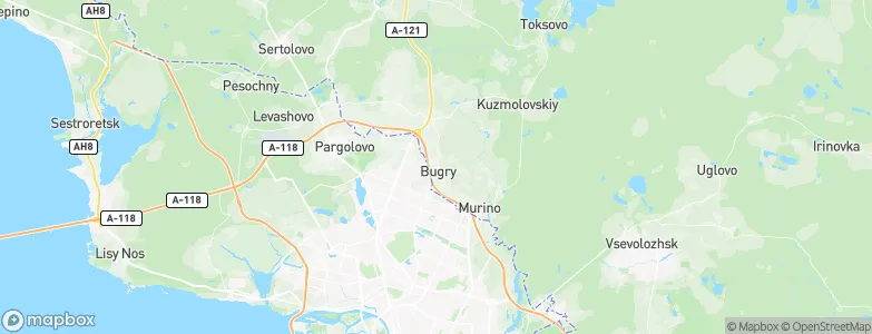 Bugry, Russia Map