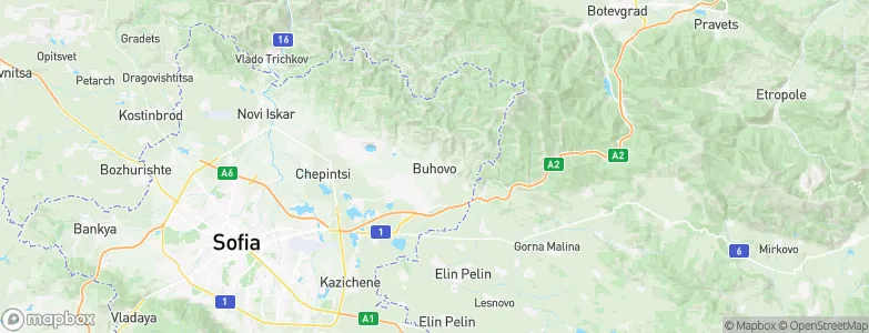 Buhovo, Bulgaria Map