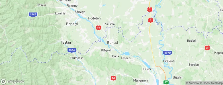 Buhuşi, Romania Map