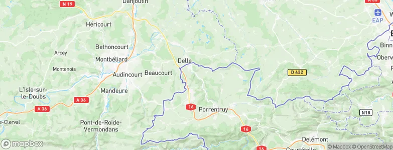 Buix, Switzerland Map