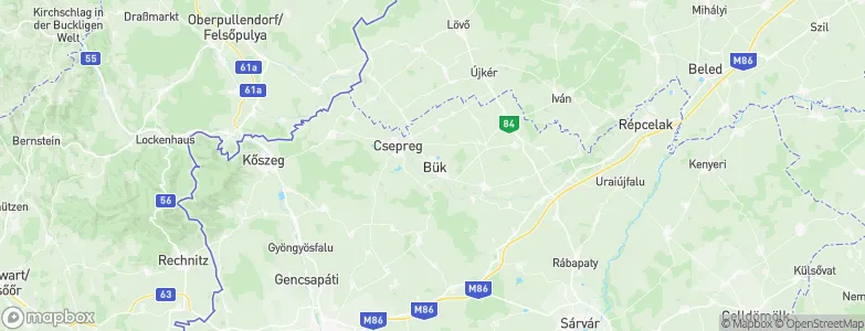 Bük, Hungary Map