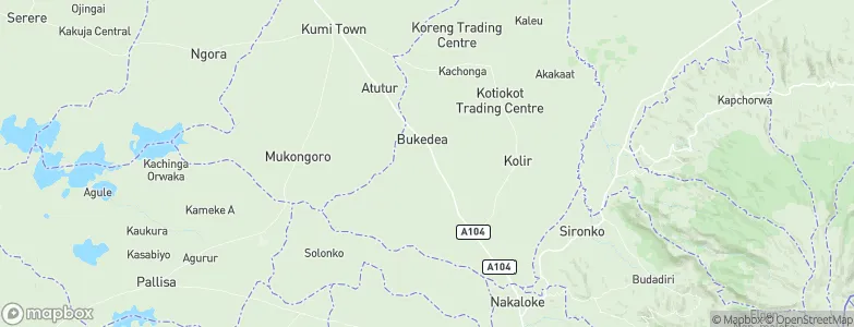 Bukedea, Uganda Map