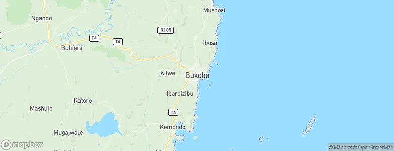 Bukoba, Tanzania Map