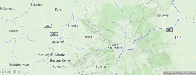 Bulambuli, Uganda Map