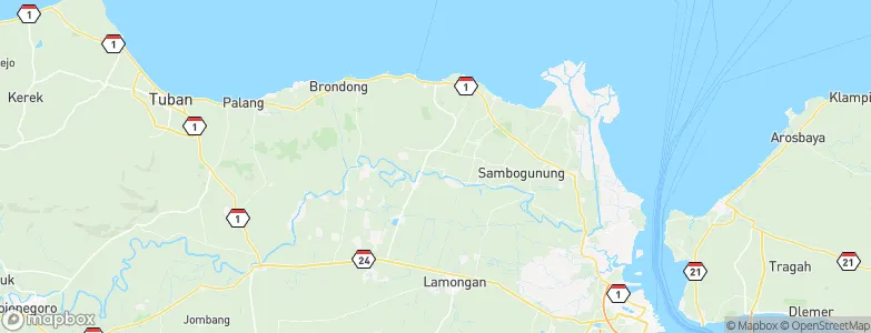Bulangan, Indonesia Map