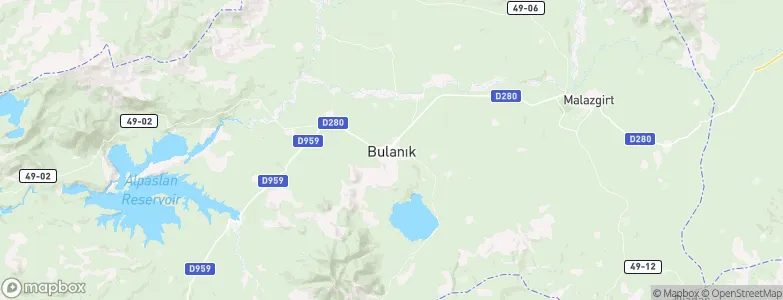 Bulanık, Turkey Map