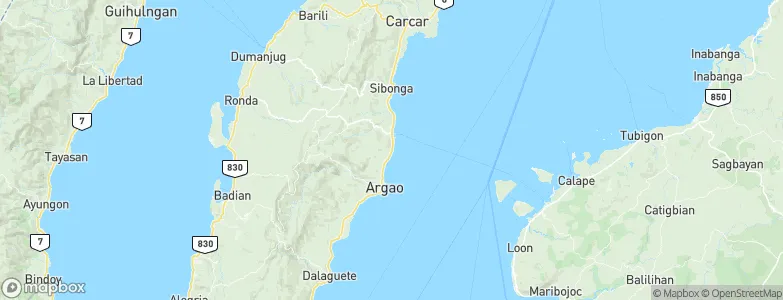 Bulasa, Philippines Map
